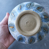 Flowers (1) white bowl