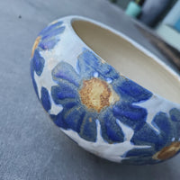 Blue Flowers Planter