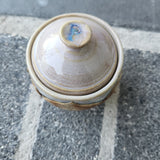 Bowl w/ lid, flower
