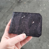 BLACK/SILVER cork, Clipper Wallet