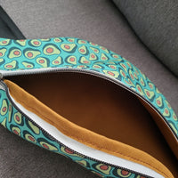 AVOCADO, one zipper fanny/sling