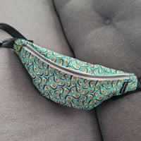 AVOCADO, one zipper fanny/sling