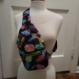Pineapple, Recycled canvas, small Kandou Slingbag
