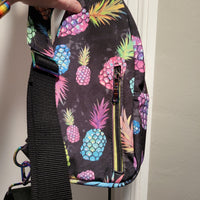 Pineapple, Recycled canvas, small Kandou Slingbag