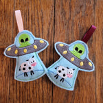 UFO & Cow Ornament