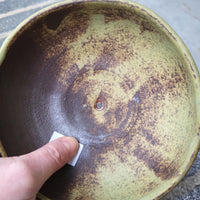 Raw green glaze Planter