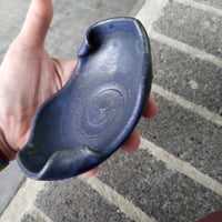 Blue Raw glaze. Tray 12/23