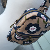 NAVY Flowers Canvas, Andie