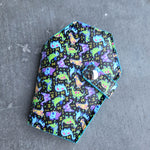 Bright mummy dinos, Claudia Coffin Wallet