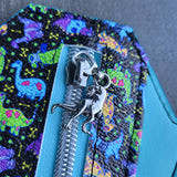 Bright mummy dinos, Claudia Coffin Wallet