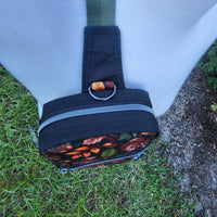SQUIRRELS, black wax Canvas