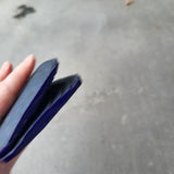 Dark Blue Cork Bi-Fold