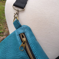 Blue Vinyl, MADE Pattern fanny/sling