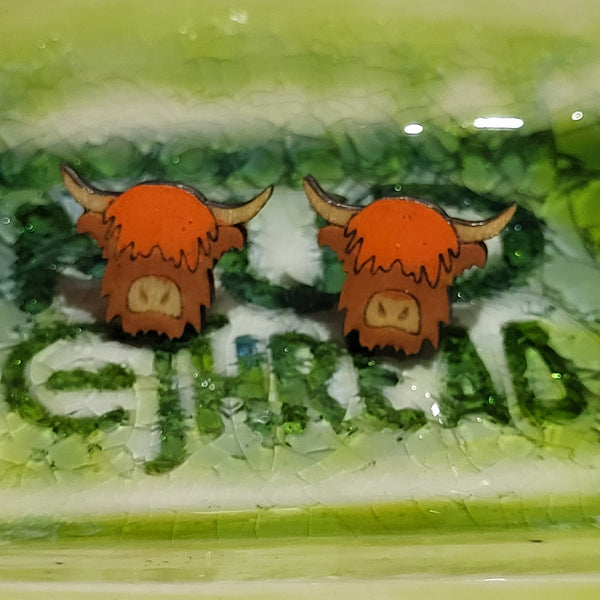 Highland Cow Earring