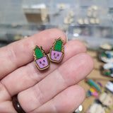 Kawaii Cacti Earring