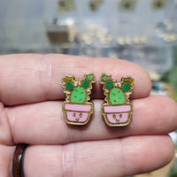 Kawaii Cacti Earring