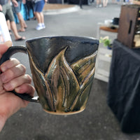 Green Flower (1) Mug