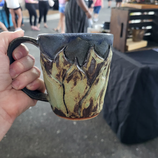 Green Flower (2) Mug