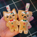 Cat & Dog Gingerbread Ornament