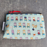 Luchador Dog. Olivia Triangle Pouch