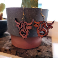 Cow Dangle Earring