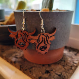 Cow Dangle Earring