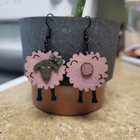 Sheep Dangle Earring