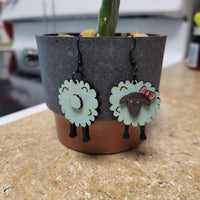 Sheep Dangle Earring