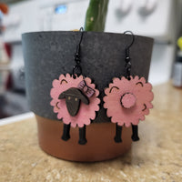 Sheep Dangle Earring