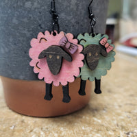 Sheep Dangle Earring