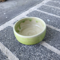 Green drips bowl