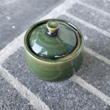 Bowl w/ lid #1, green