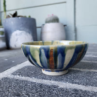 Blue Petal #5 Flower Bowls