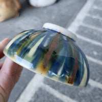 Blue Petal #5 Flower Bowls
