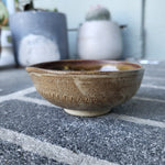 Pouring Bowl Tan w/ dashes