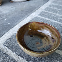 Pouring Bowl Tan w/ dashes