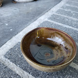 Pouring Bowl Tan w/ dashes