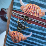 Highland Cow & wax canvas - Sandhill