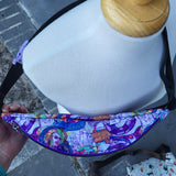 Beetlejuice, double zipper fanny/sling