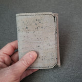 ID window, Lt Gray Cork Tri-Fold