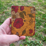 Red Flowers Bill fold