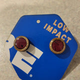 Cork & Walnut Stud Earrings