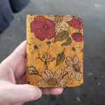 Floral, Cork- Mustardseed Bifold Wallet