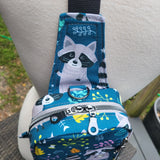 Racoon, Repreve. Simplistic Sling Bag
