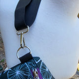 Bikes print. REPREVE, Choose Made Pattern fanny/sling