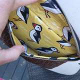 Puffin, HARRIS TWEED & VINYL, 5th Avenue Fanny/Sling