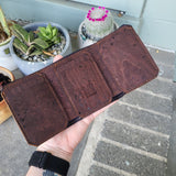 Brown Cork Tri-Fold