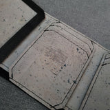 ID window, Lt Gray Cork Tri-Fold
