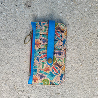 Stamps. cork Purse pal