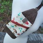 Mushrooms Mini-Travel Slingbag